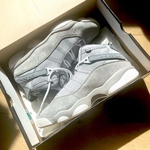 Jordan six rings cool gray sz 12